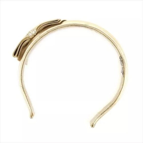 Miu Miu Headband Gold leather Woman Authentic Used - Picture 7 of 14